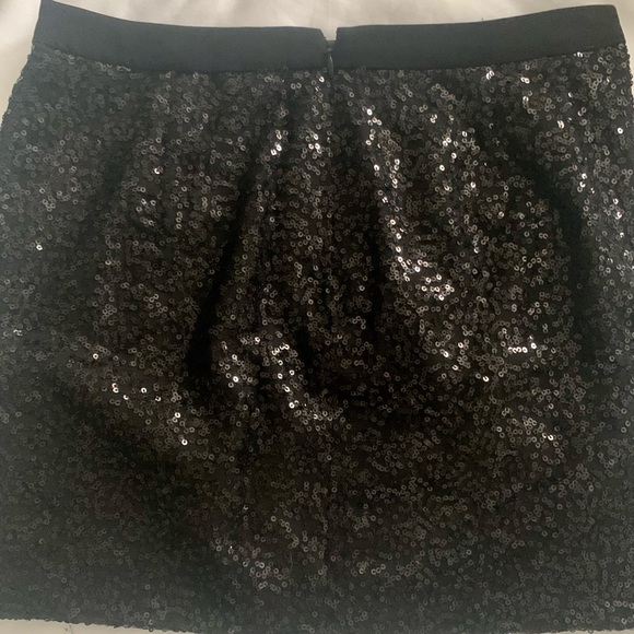 JCREW BLACK SEQUENCE MINI SKIRT - Picture 4 of 5